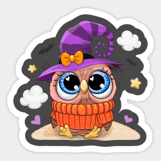 Halloween Owl Sticker